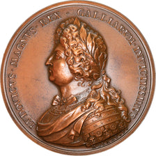 France, Medal, Louis XIV, Château de Versailles, 1687, Molart, Restrike