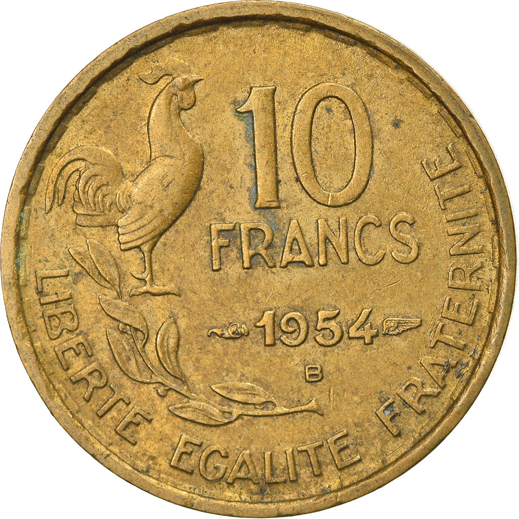 Monnaie, France, Guiraud, 10 Francs, 1954, Beaumont - Le Roger, TTB