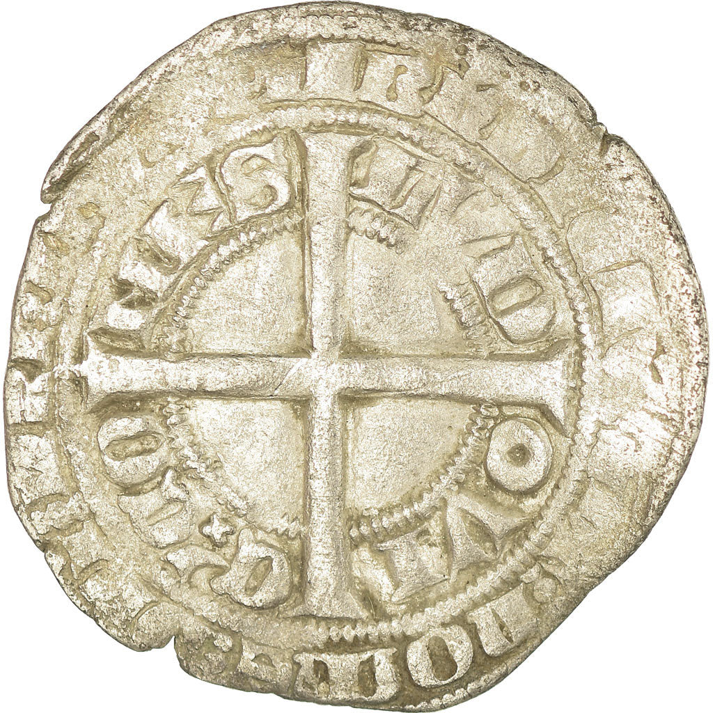 Moneta, Francja, Flanders, Louis II, Gros, VF(30-35), Srebro, Boudeau:2230
