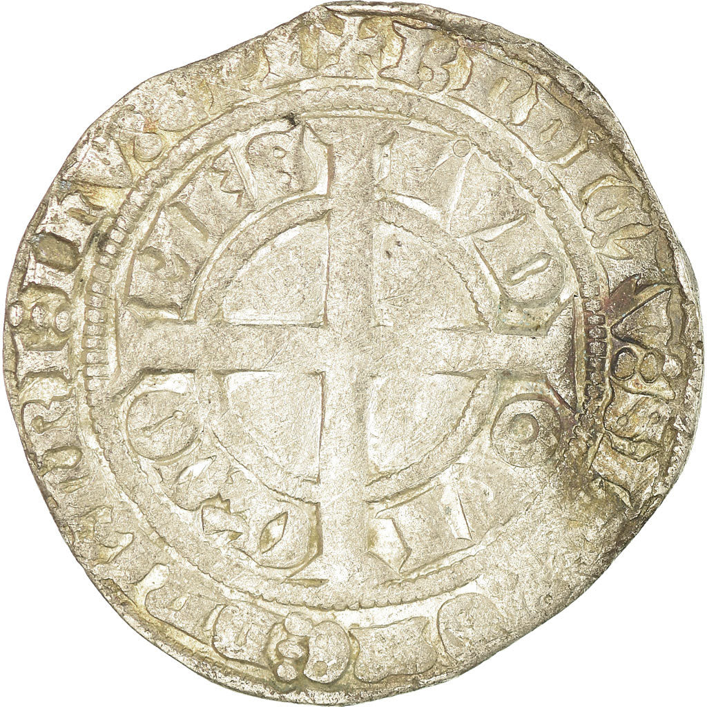 Moneta, Francja, Flanders, Louis II, Gros, VF(30-35), Srebro, Boudeau:2230