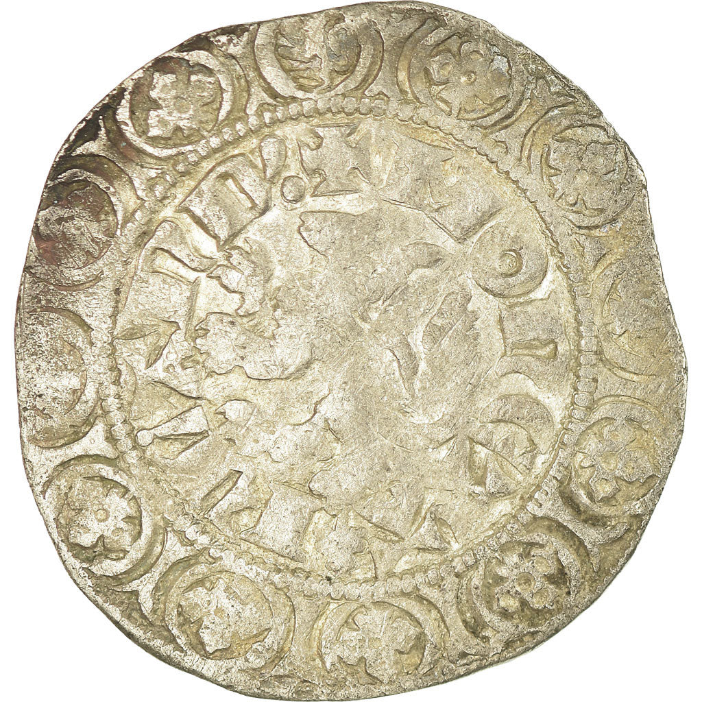 Moneta, Francja, Flanders, Louis II, Gros, VF(30-35), Srebro, Boudeau:2230