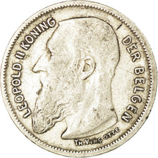 Coin, Belgium, 2 Francs, 2 Frank, 1904, EF(40-45), Silver, KM:59