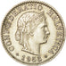 Moneda, Suiza, 20 Rappen, 1953, Bern, EBC+, Cobre - níquel, KM:29a