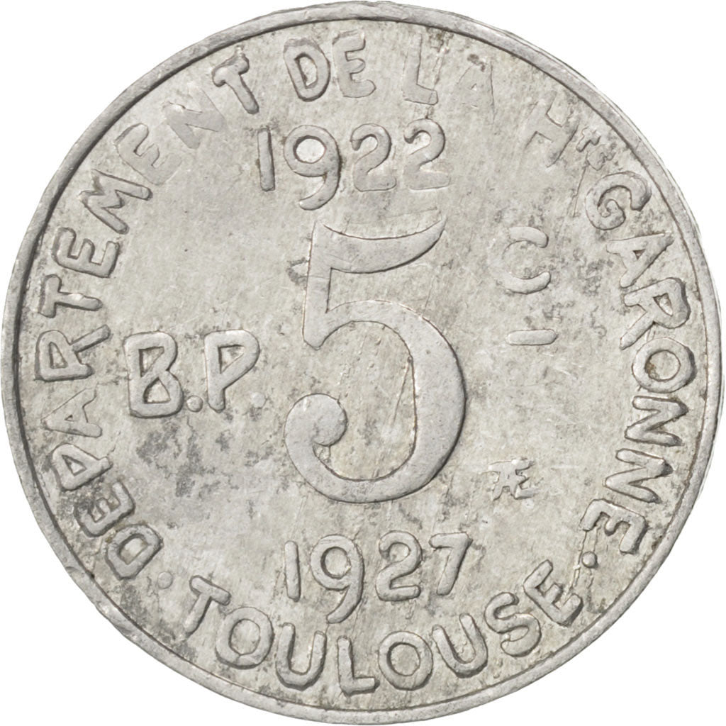Moneta, Francia, 5 Centimes, BB, Alluminio, Elie:15.1