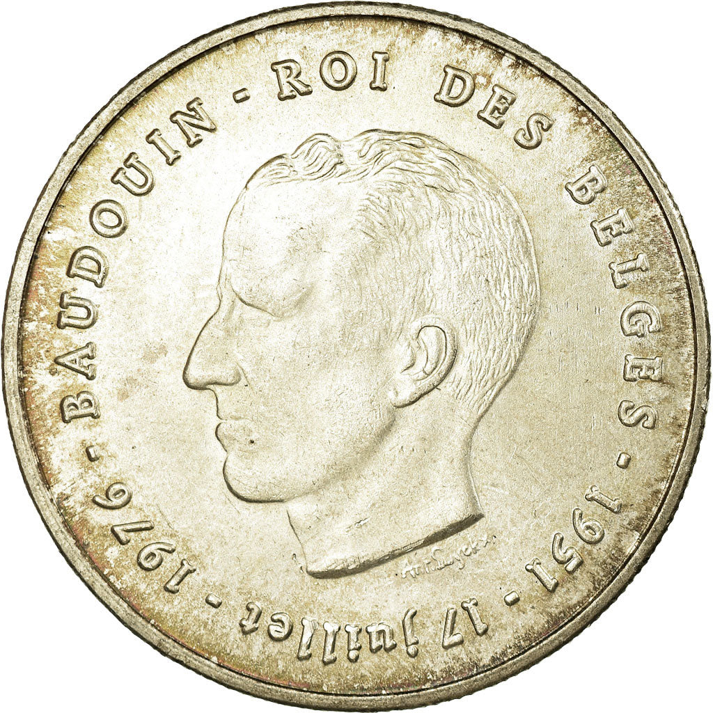 Belgium, 250 Francs, 250 Frank, 1976, AU(55-58), Silver, KM:157.1