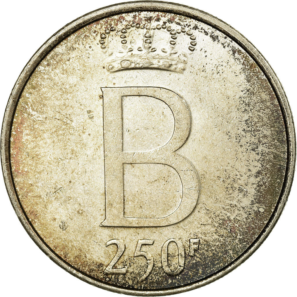 Monnaie, Belgique, 250 Francs, 250 Frank, 1976, TTB+, Argent, KM:157.1