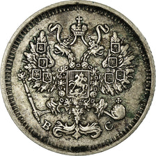 Coin, Russia, Nicholas II, 10 Kopeks, 1913, Saint-Petersburg, EF(40-45), Silver
