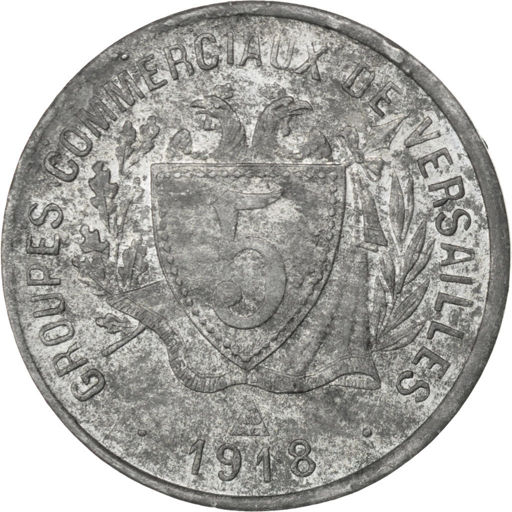 Coin, France, 5 Centimes, 1918, EF(40-45), Zinc, Elie:10.1