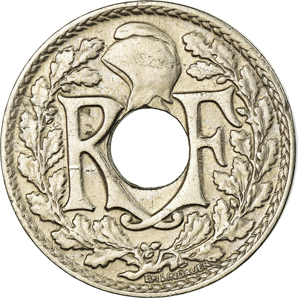 Moneta, Francia, Lindauer, 10 Centimes, 1924, Paris, BB, Rame-nichel, KM:866a