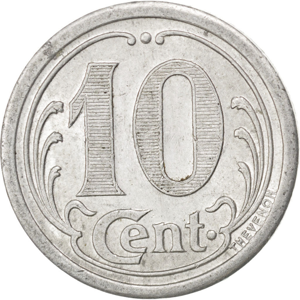 Coin, France, 10 Centimes, 1922, AU(50-53), Aluminium, Elie:10.2