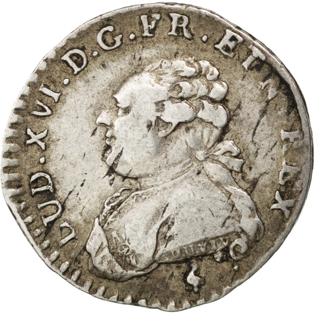 Coin, France, Louis XV, 1/20 Écu (6 sols), 6 Sols, 1/20 ECU, 1783, Paris
