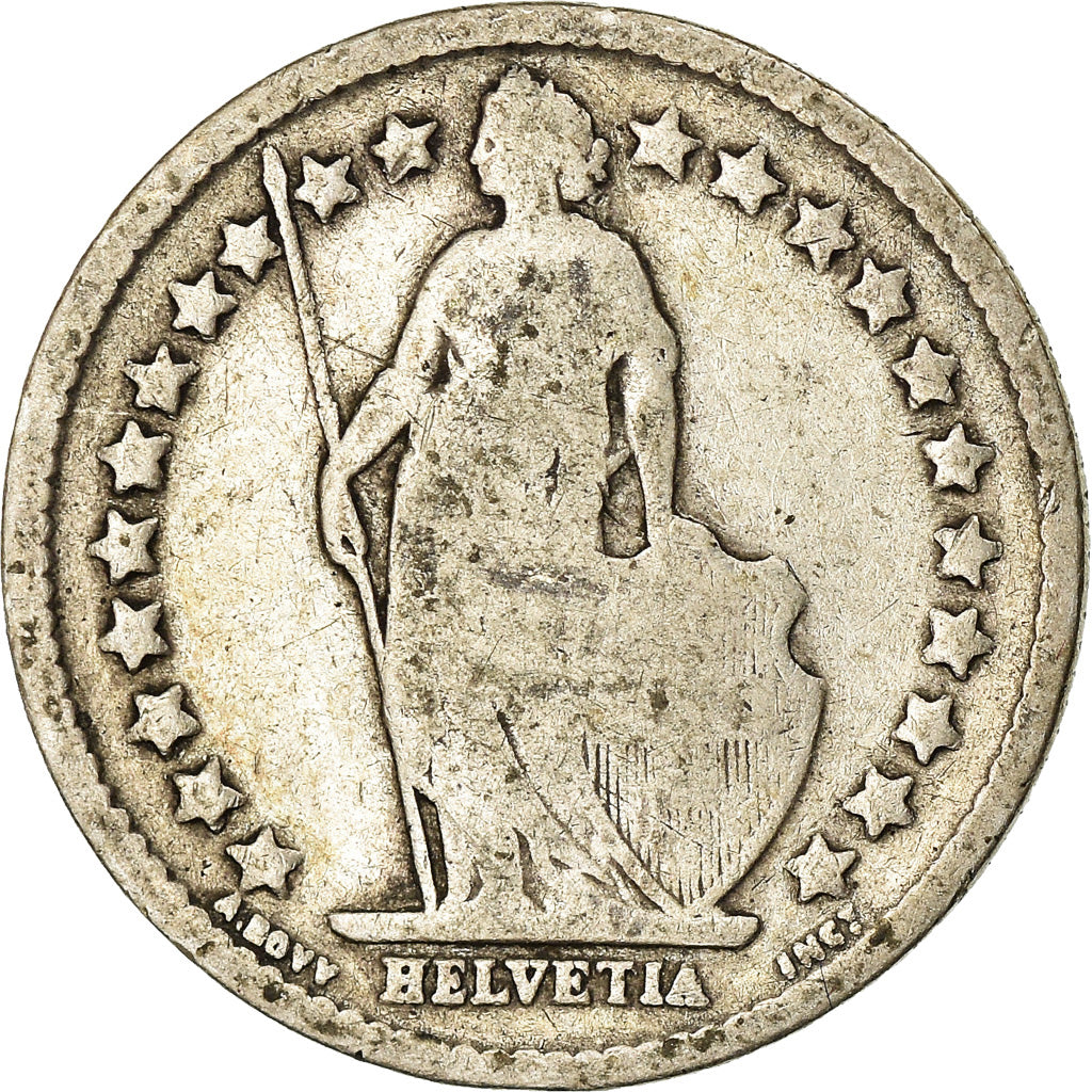 Moneda, Suiza, 1/2 Franc, 1898, Bern, BC+, Cobre - níquel, KM:23a.3
