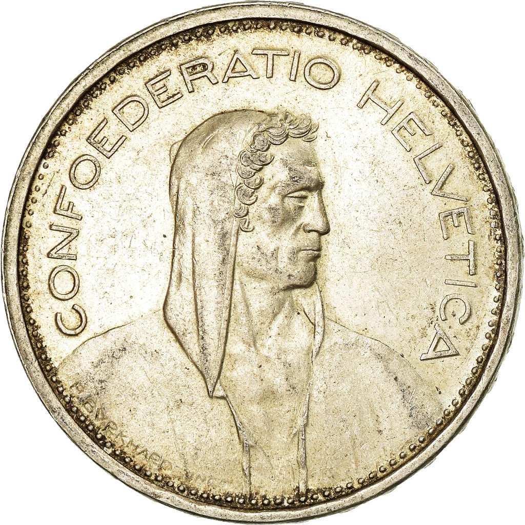 Coin, Switzerland, 5 Francs, 1966, Bern, EF(40-45), Silver, KM:40