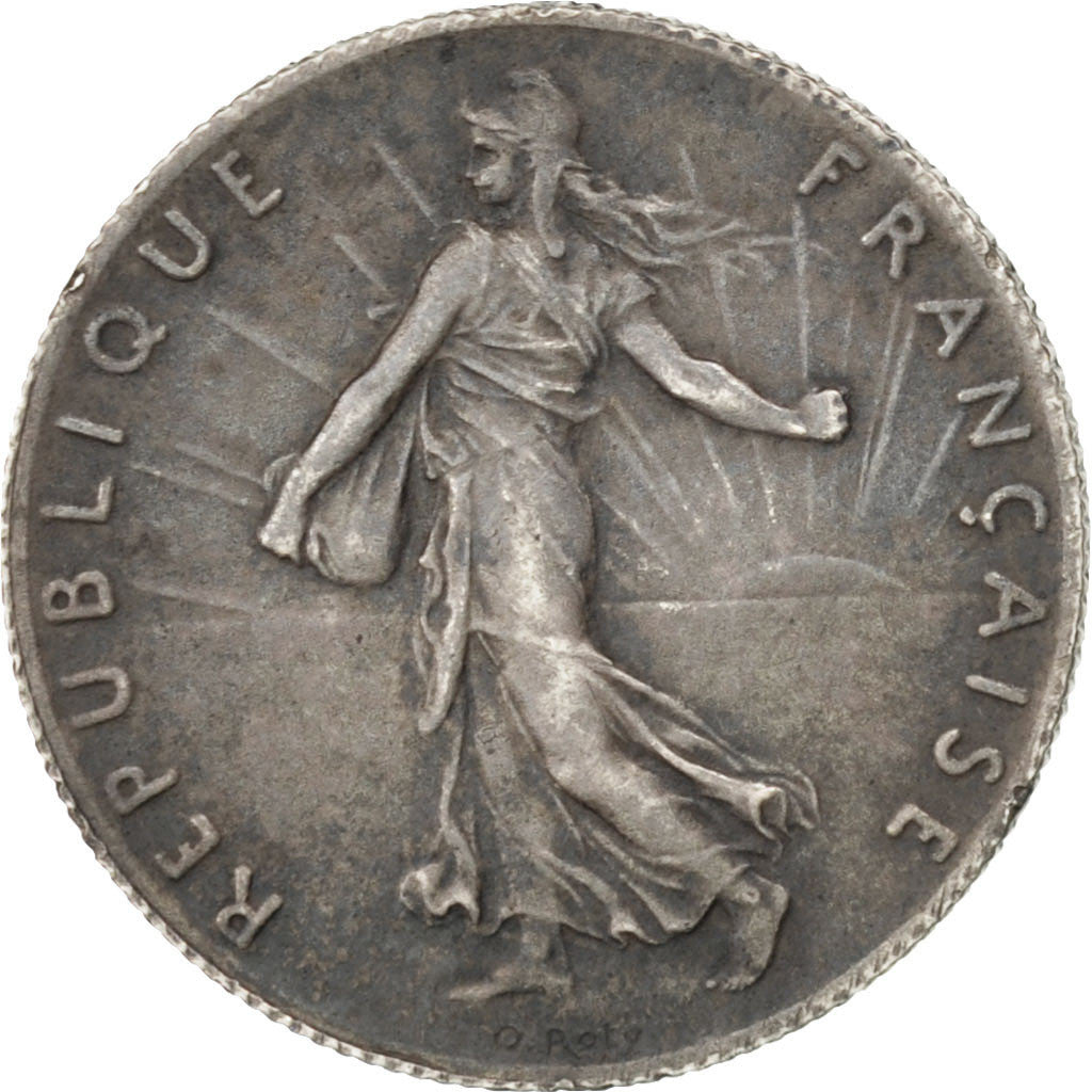 Francia, 50 Centimes, Semeuse, 1897, Paris, Argento, BB+, Gadoury:420, KM:854