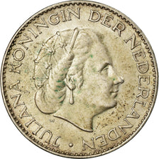 Coin, Netherlands, Juliana, Gulden, 1955, EF(40-45), Silver, KM:184