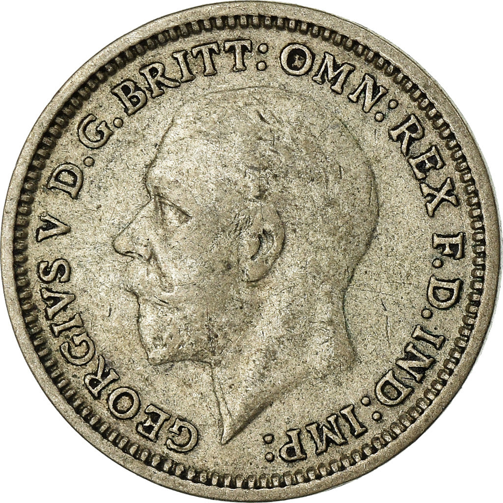 Coin, Great Britain, George V, 3 Pence, 1933, EF(40-45), Silver, KM:831
