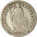 Moneta, Szwajcaria, 1/2 Franc, 1898, Bern, VF(20-25), Miedź-Nikiel, KM:23a.3