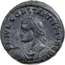 Constantius II, Follis, 325-326, Antioch, Bronze, AU(50-53), RIC:66