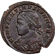 Constantine II, Follis, 327-328, Trier, Copper, AU(55-58), RIC:505
