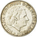 Coin, Netherlands, Juliana, Gulden, 1957, EF(40-45), Silver, KM:184