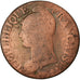 Moneta, Francia, Dupré, 5 Centimes, 1796, Lille, B+, Bronzo, KM:640.11