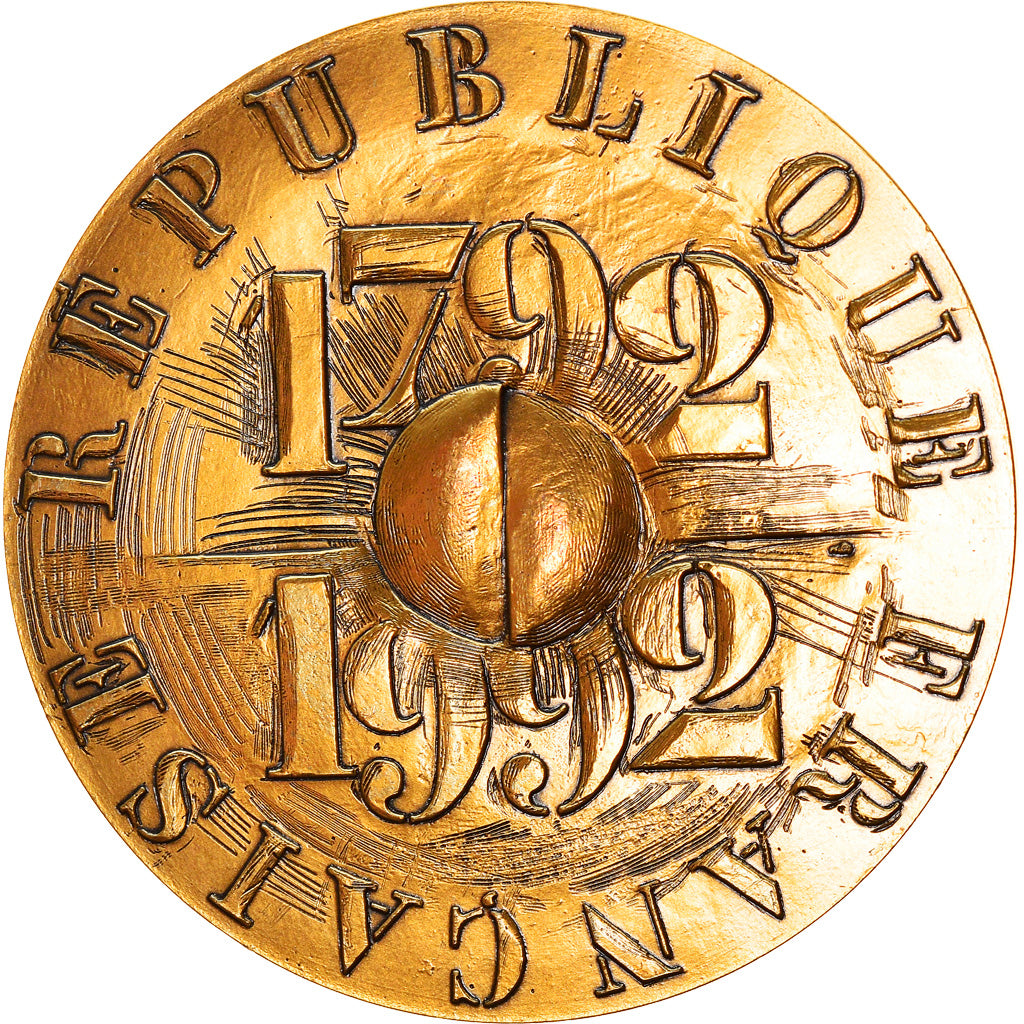 France, Médaille, Bicentenaire de la Révolution Française, Coq, History