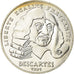 Munten, Frankrijk, Descartes, 100 Francs, 1991, PR+, Zilver, KM:996, Gadoury:906