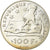 Munten, Frankrijk, Descartes, 100 Francs, 1991, PR+, Zilver, KM:996, Gadoury:906