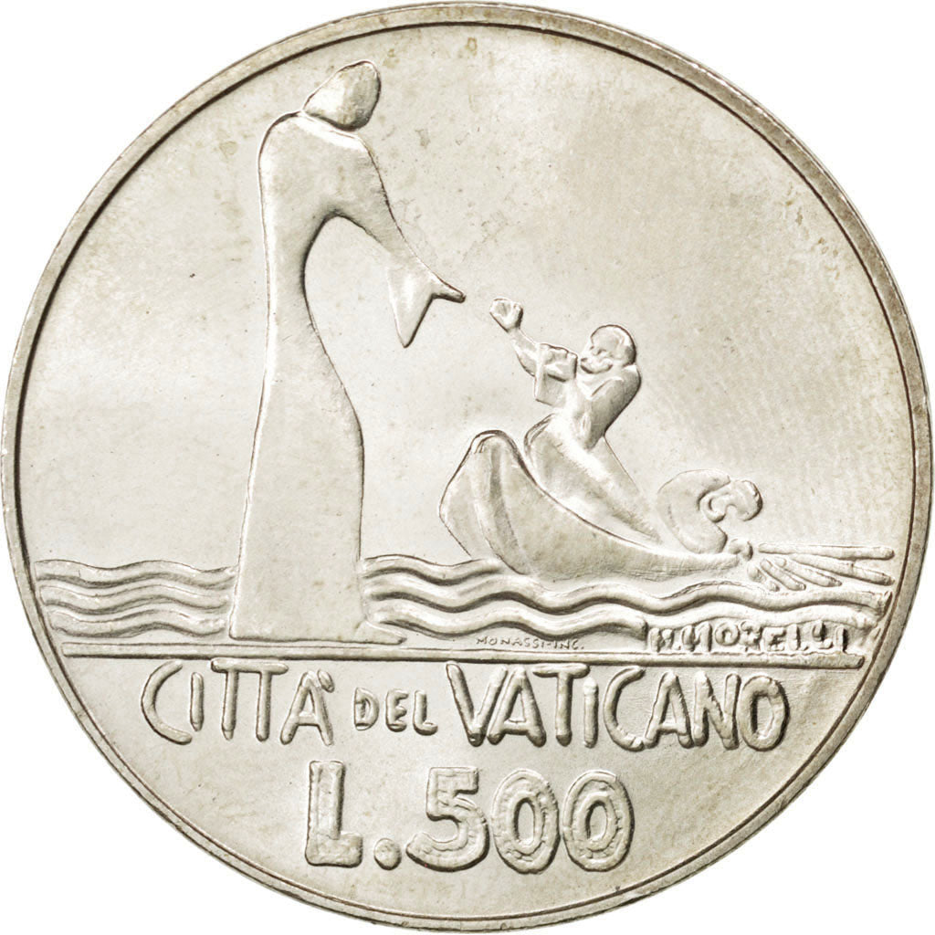 Coin, VATICAN CITY, Paul VI, 500 Lire, 1978, MS(63), Silver, KM:139