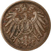 Moeda, ALEMANHA - IMPÉRIO, Wilhelm II, Pfennig, 1912, Berlin, EF(40-45), Cobre