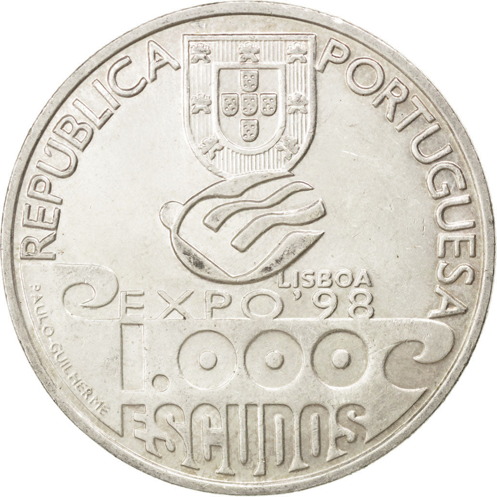 Coin, Portugal, 1000 Escudos, 1999, AU(55-58), Silver, KM:721