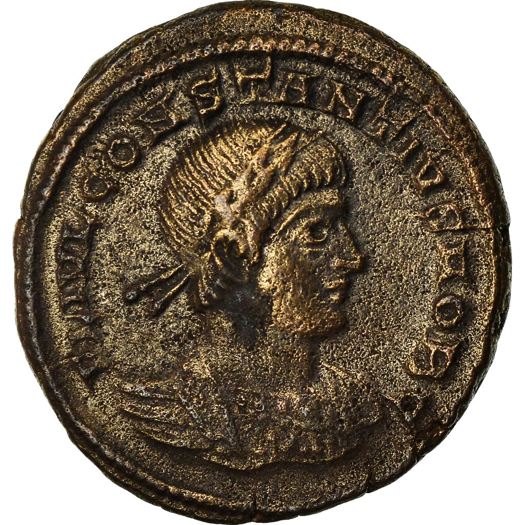 Moneda, Constance II, Nummus, Trier, MBC+, Cobre