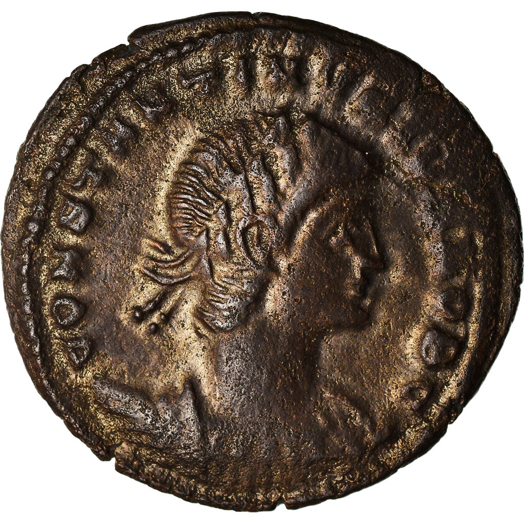 Münze, Constantine II, Nummus, Trier, SS, Kupfer