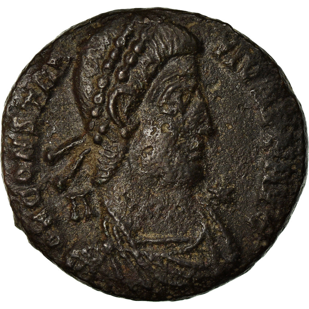 Coin, Constance II, Maiorina, Siscia, AU(50-53), Copper
