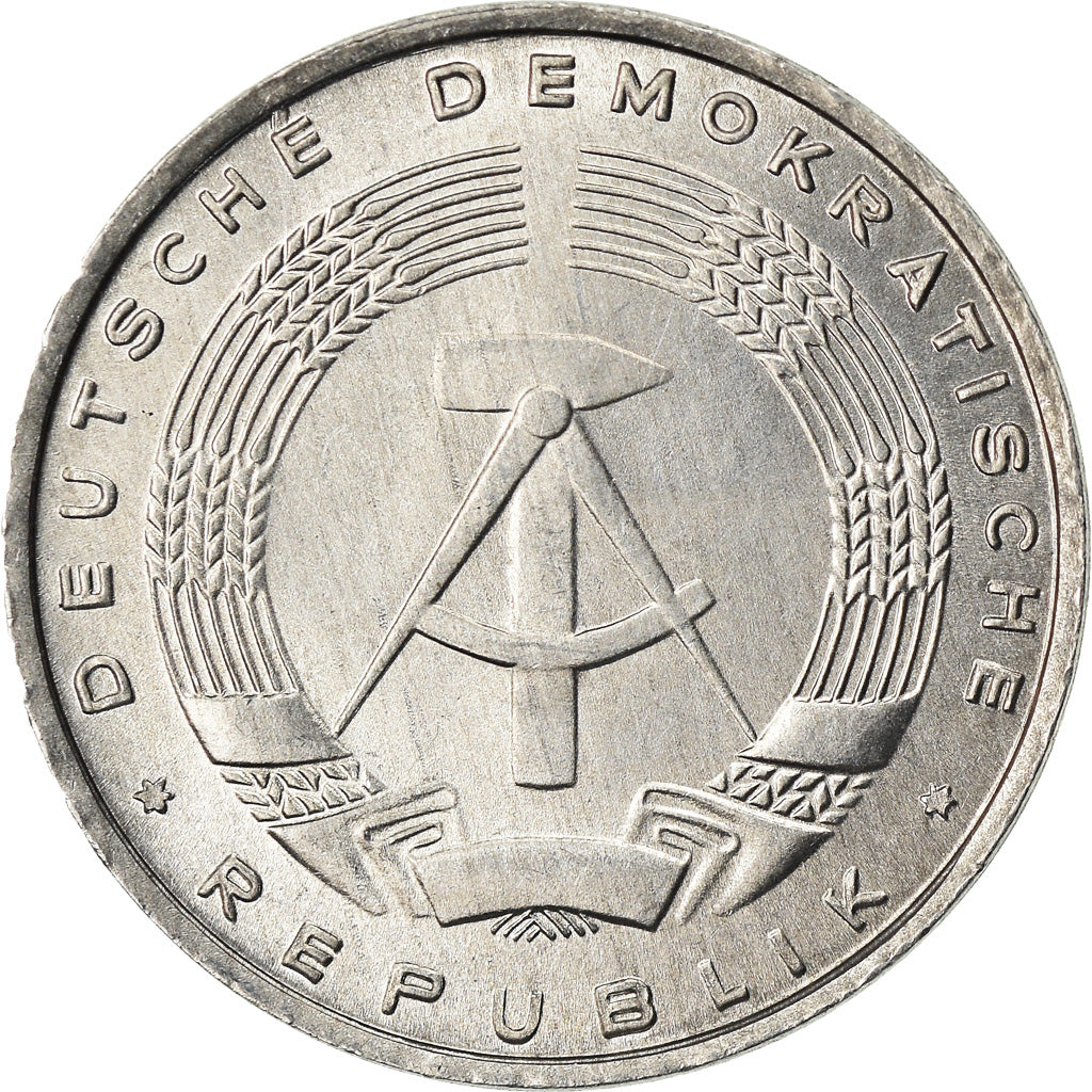 Coin, GERMAN-DEMOCRATIC REPUBLIC, 5 Pfennig, 1968, Berlin, MS(63), Aluminum