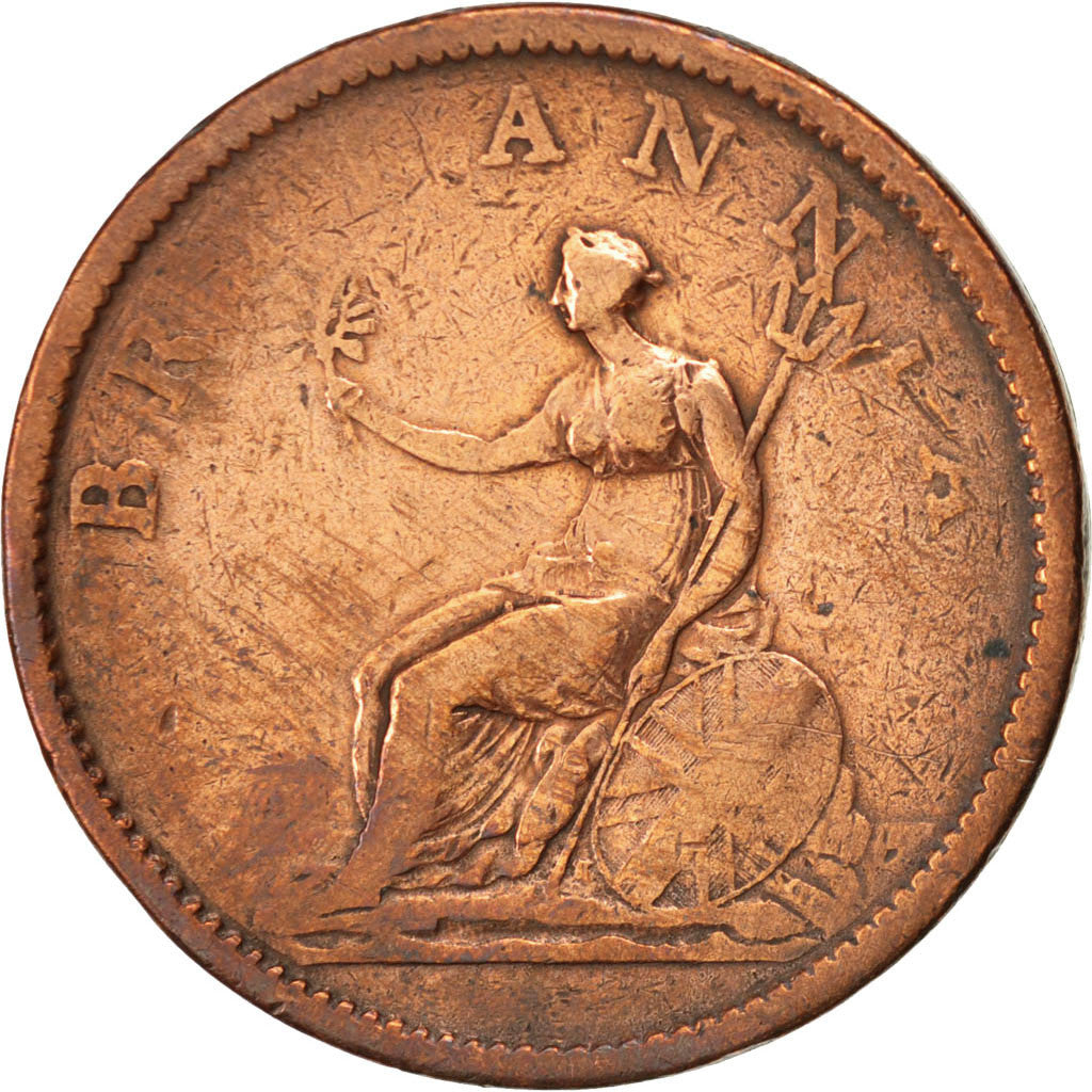 Münze, Großbritannien, George III, Penny, 1806, S, Kupfer, KM:663