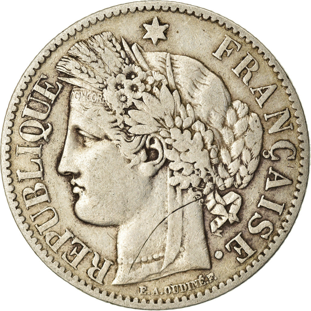Monnaie, France, Cérès, 2 Francs, 1887, Paris, TB+, Argent, Gadoury:530a