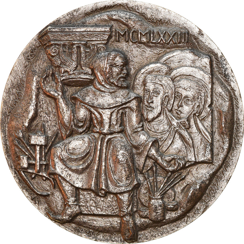 Francia, medalla, Département de la Vienne, Geography, 1973, Tschudin, EBC