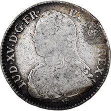 France, Louis XV, 1/2 Ecu aux branches d'olivier, 1729, Orléans, Silver