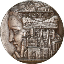 Frankreich, Medaille, Art Déco, Les Monuments de France, Arts & Culture, 1973