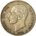 Munten, Spanje, Alfonso XII, Peseta, 1881, Madrid, Rare, ZF, Zilver, KM:686
