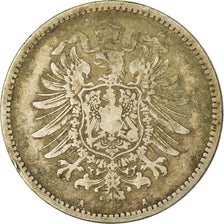 Coin, GERMANY - EMPIRE, Wilhelm I, Mark, 1876, Berlin, VF(20-25), Silver, KM:7
