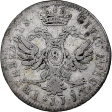 Free Hanseatic city of Lübeck, 8 Schilling, 1758, Lübeck, Silver, VF(30-35)