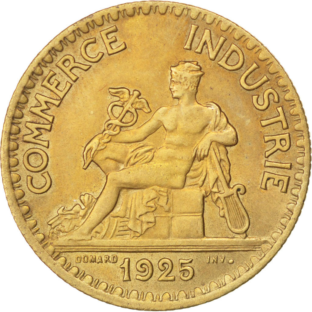 Monnaie, France, Chambre de commerce, 2 Francs, 1925, SUP+, Aluminum-Bronze