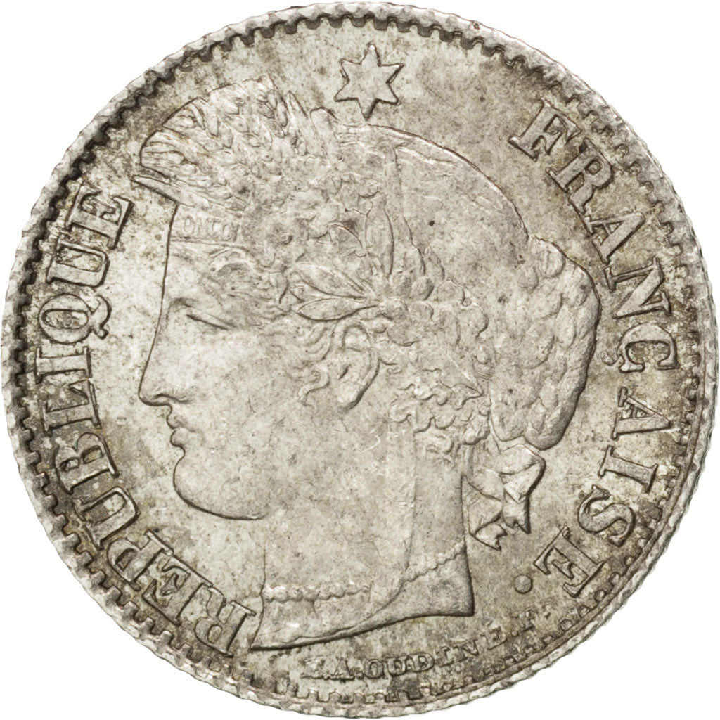 Münze, Frankreich, Cérès, 20 Centimes, 1851, Paris, VZ+, Silber, KM:758.1
