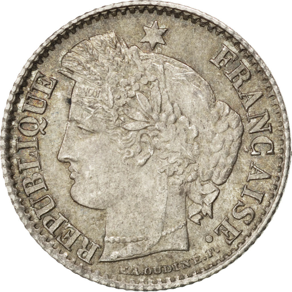Münze, Frankreich, Cérès, 20 Centimes, 1851, Paris, VZ, Silber, KM:758.1