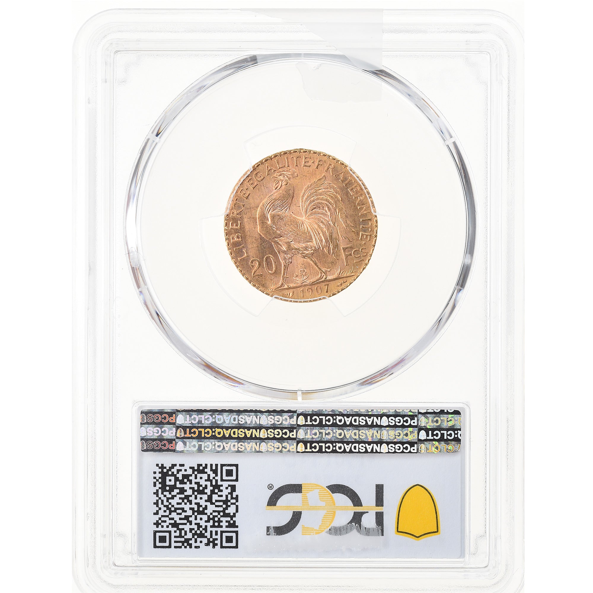 Monnaie, France, Marianne, 20 Francs, 1907, Paris, PCGS, MS65+, FDC, Or