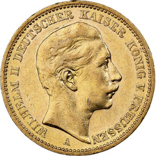 Royaume de Prusse, Wilhelm II, 20 Mark, 1896, Berlin, Or, SUP, KM:521
