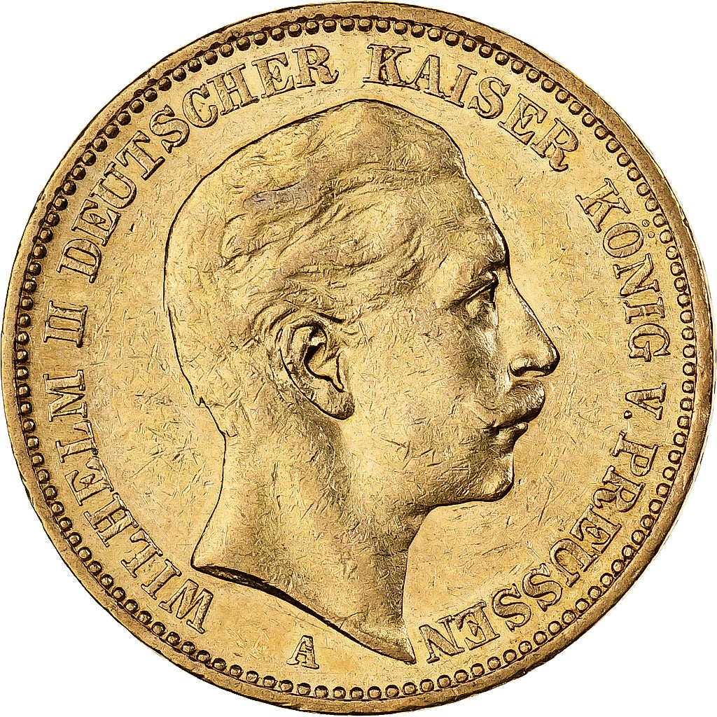 Royaume de Prusse, Guillaume II, 20 Mark, 1899, Berlin, Or, TTB, KM:521