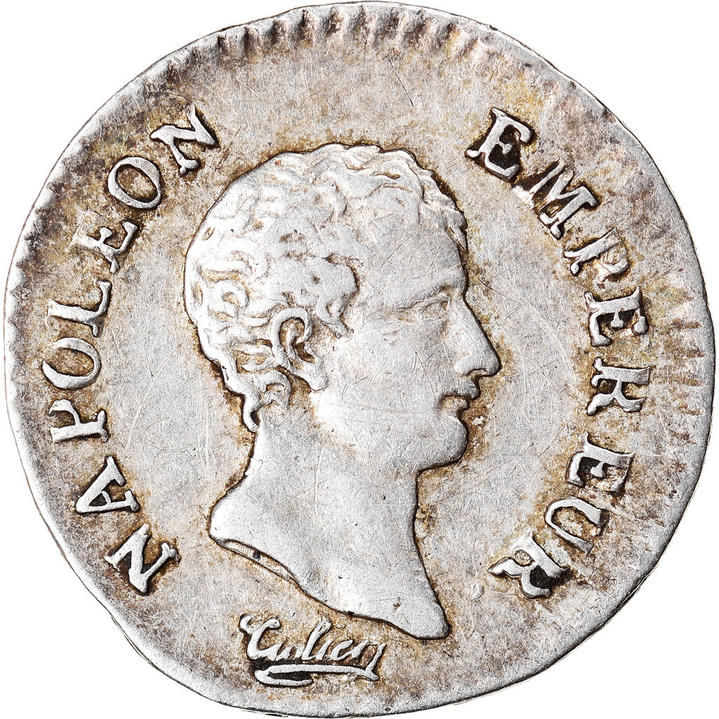 Francia, Napoleon I, Quart, An 12, Nantes, Rare, Argento, BB, Gadoury:346